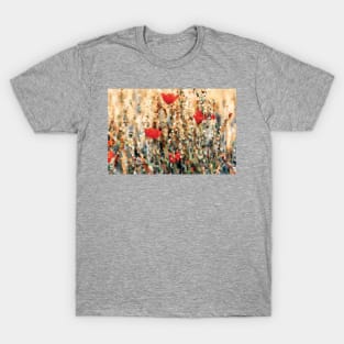 Motley Grass with Poppies T-Shirt